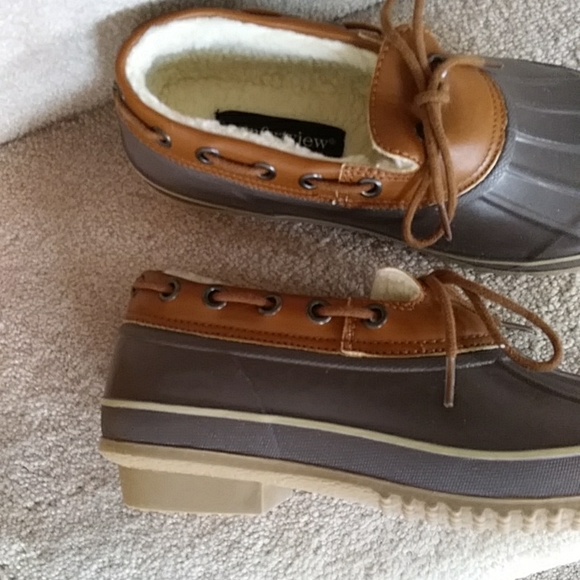 Comfortview The Storm All Weather Waterproof Shoe 7M Brown - Picture 6 of 16